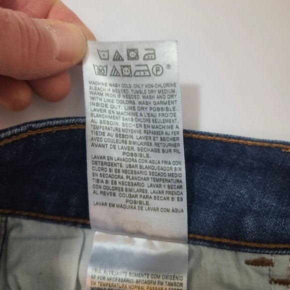 Levis 526 Blue Jeans Womens Sz 6 Slender Boot Cut Medium Wash Work Western Rodeo - Picture 11 of 12